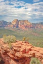 View from Devil`s Bridge near Sedona, Arizona Royalty Free Stock Photo