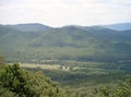 View from Devils Marbleyard, VA blue ridge parkway Royalty Free Stock Photo