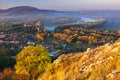 View from Devinska Kobyla mountain at Devin castle