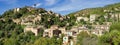 View of Deya town in Mallorca Island Spain Royalty Free Stock Photo