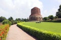 View of Dhamek Stupa. Sarnath, India