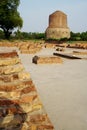 View of Dhamekh Stupa, Saranath