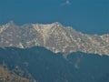 View of the dhauladhar mountain range in himachal pradesh Royalty Free Stock Photo