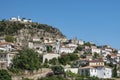 View of Dhermi touristic village in Albania Royalty Free Stock Photo