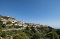 View of Dhermi touristic village in Albania Royalty Free Stock Photo