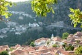 View of Dhermi. Vlore county. Albania Royalty Free Stock Photo