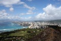 View from Diamond Head Crater Royalty Free Stock Photo