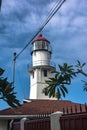 Diamond Head Lighthouse, Oahu, Hawaii Royalty Free Stock Photo