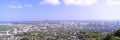 View from Diamond Head Volcano Royalty Free Stock Photo