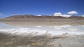 View of the diamond lagoon in the Puna Argentina Royalty Free Stock Photo