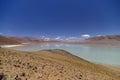 View of the diamond lagoon in the Puna Argentina Royalty Free Stock Photo