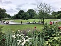 A view of the Diana Memorial Fountain in Hyde Park Royalty Free Stock Photo