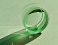 Mixture of concave and convex lens creates refraction of sunlight.