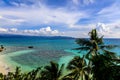 View of Diniwid Beach, Boracay Island, Philippines Royalty Free Stock Photo