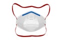 Disposable Respirator Mask FFP3, FFP2. Protection against Covid-19, particles, gases. Fine dust medical mask FFP 3 with breathing Royalty Free Stock Photo