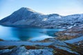 View on Djupvatnet lake in Norway Royalty Free Stock Photo