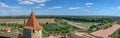 View of the Dniester River near Bender fortress, Moldova