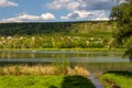 View of Dniestr river in Saharna, Republic of Moldova Royalty Free Stock Photo