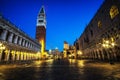 View of Doge Palace and Saint Mark Royalty Free Stock Photo