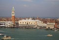 View of Doge's Palace, Campanile, Venice, Italy