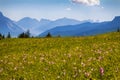 The view of Dolomiti mountain