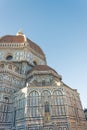 View of the Dome Cathedral Santa Maria del Fiore in Florence, Italy Royalty Free Stock Photo