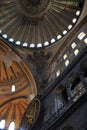 View of the dome Hagia Sophia museum