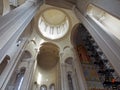 View of the dome of Holy Trinity Cathedral in Tbilisi from inside the temple