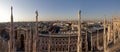 View from Dome of Milan Royalty Free Stock Photo