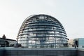 View of the dome of Reichstag building in Berlin