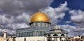 A view of the Dome of the Rock in Jerusalem Royalty Free Stock Photo