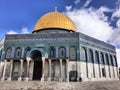 A view of the Dome of the Rock in Jerusalem Royalty Free Stock Photo