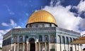 A view of the Dome of the Rock in Jerusalem Royalty Free Stock Photo