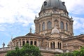 View of the dome and sculpture of Budapest cathedral Royalty Free Stock Photo