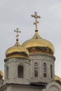 View of the domes of the Cathedral of the Savior