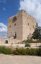 View of the donjon of the castle of the knights Hospitaller at Kolossi