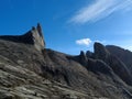 View of Donkey Ears peak at Mt. Kinabalu Royalty Free Stock Photo