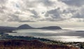 View of the dormant Koko Head Crater, Oahu, Hawaii Royalty Free Stock Photo