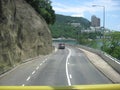 View from a double decker bus near Repulse bay, Hong Kong