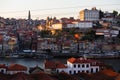 View Douro river at downtown of Porto, Portugal. Travel.