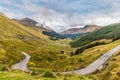 A view down from the Arrochar Alps, Scotland Royalty Free Stock Photo