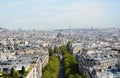 View down Avenue de Friedland towards Saint-Augustin church