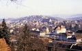 View down from the calvary of San Salvador Royalty Free Stock Photo