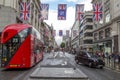 View down the center of Oxford street