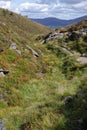 View down Chalamain Gap towards Glen More