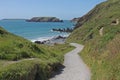 A view down the path to Marloes Sands, Pembrokeshire.