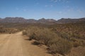 View down the road to national park and Ikara-Flinders Ranges