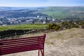 This view is down the Rossendale Valley from the Lancashire Moors. Royalty Free Stock Photo