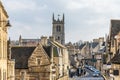 A view down Saint Marys Hill in Stamford, Lincolnshire, UK