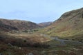 Looking down Seathwaite valley from above Stockly Bridge